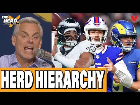 Colin Cowherd’s Week 9 Herd Hierarchy: Chiefs, Lions, Colts drop, Eagles, Rams, Bucs | THE HERD NFL