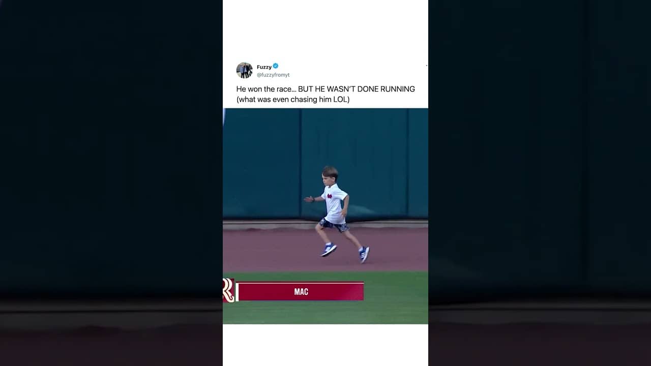 he wouldn't stop running 😂