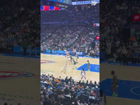Nikola Topić scores his first career NBA bucket ⚡️ #okcthunder