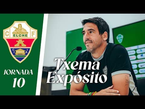 RUEDA DE PRENSA | Txema Expósito habla sobre el Ona Sant Adrià - Elche CF Femenino | Jornada 10