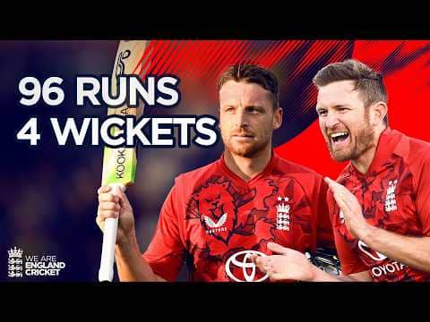 Buttler Fireworks & Dawson With Big Spin | England v West Indies
