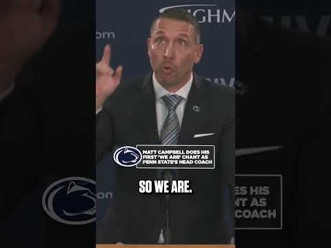 WE ARE. PENN STATE. ❤️ Matt Campbell Era has Begun #Collegefootball #football #cfb