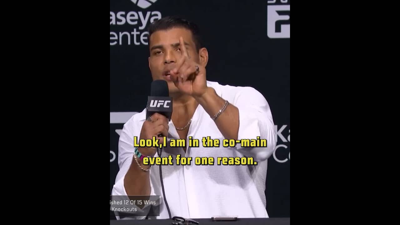 Some strong words from Costa😳 #ufc327
