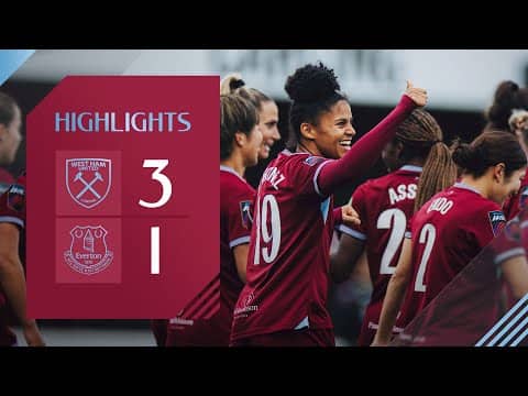 First League Win For The Hammers! ⚒️ | West Ham Women 3-1 Everton Women | Women's Super League