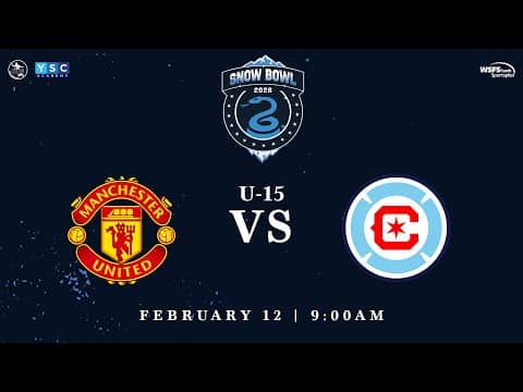 Ice Bowl 2026 | U15 Manchester United vs. Chicago Fire