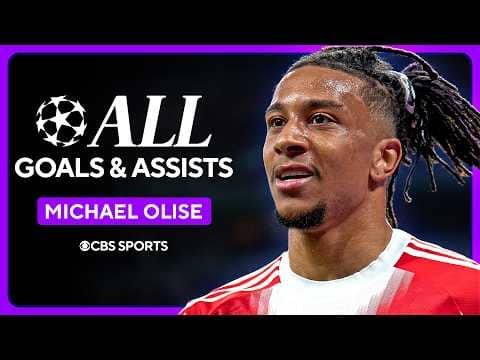 Michael Olise ALL GOALS & ASSISTS in the UEFA Champions League