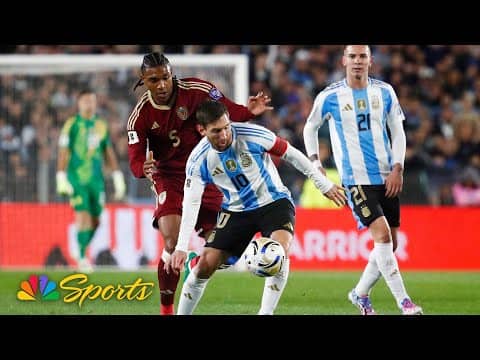 World Cup qualifying highlights: Argentina v. Venezuela (En Español) | 9/4/25 | NBC Sports