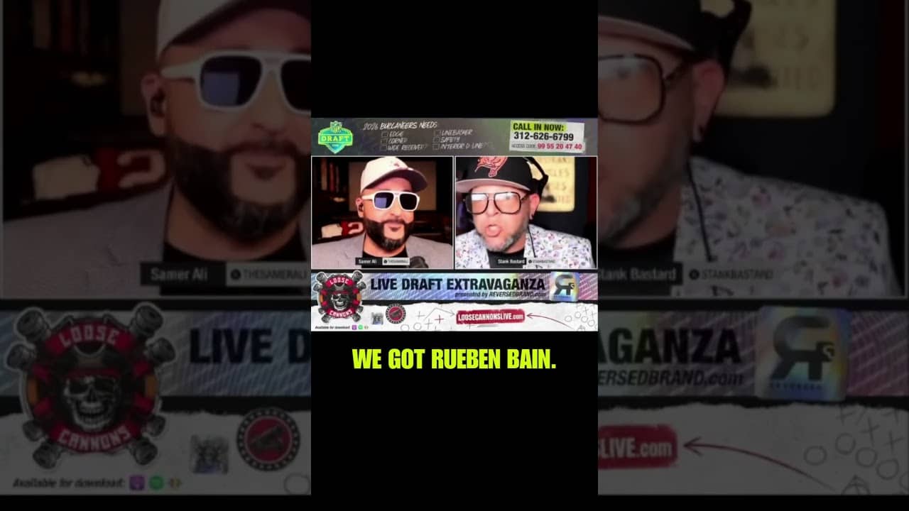 Bucs fans react to Rueben Bain Jr. pick! #nfldraft  #Podcast #Bucs #sportsshorts #NFLRumors #nfl2026