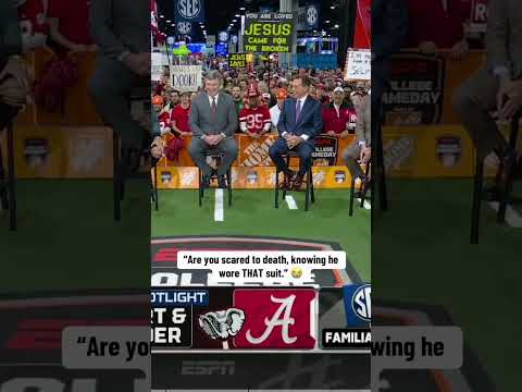 Pat McAfee was FEELING Kalen Deboer’s fit 🤝