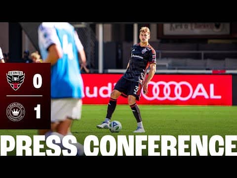 René Weiler Post-Match Press Conference | D.C. United vs Charlotte FC | MLS 2025