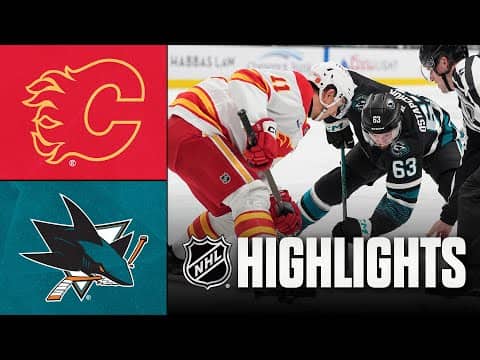 Flames vs. Sharks | NHL Highlights | December 16, 2025