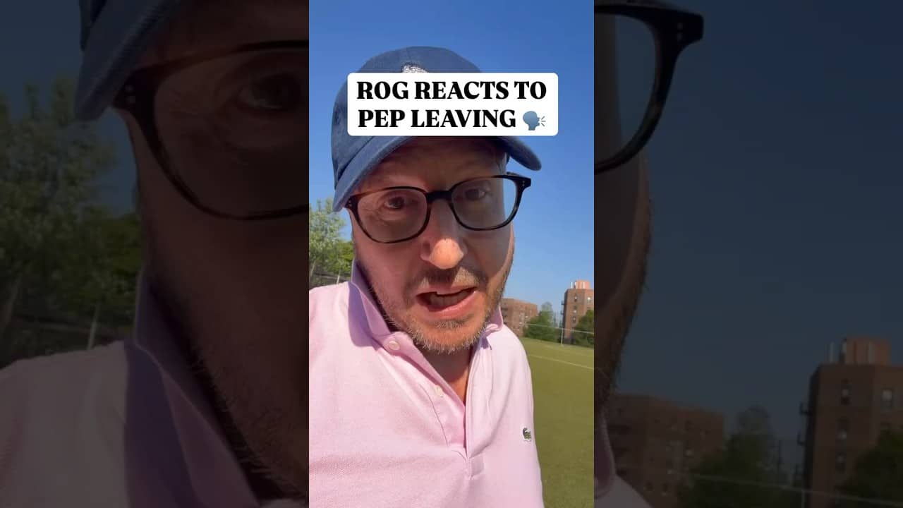 ROG REACTS TO PEP GUARDIOLA LEAVING MAN CITY