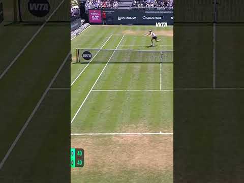 Defense on point! Osaka is a set up and looking to book her place as a finalist in Bad Homburg.