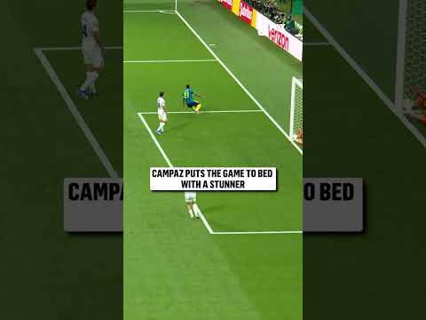 The timing was perfection on this goal