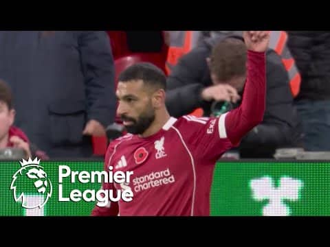 Mohamed Salah scores 250th Liverpool goal on Emi Martinez's howler | Premier League | NBC Sports