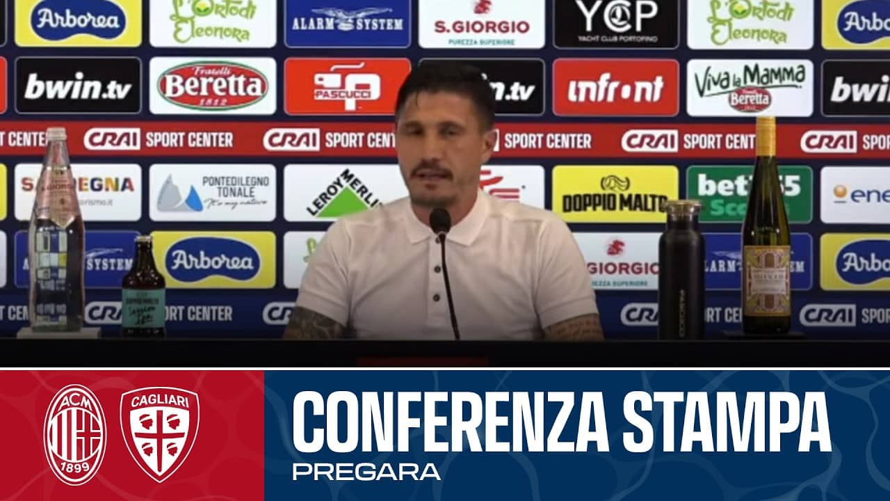 SERIE A ENILIVE |  MISTER PISACANE IN CONFERENZA STAMPA | MILAN - CAGLIARI