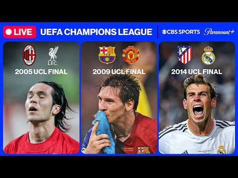 UCL Final CLASSIC Match Replay's: AC Milan, Barcelona & MORE | ⭐ UEFA Champions League 24/7 ⭐