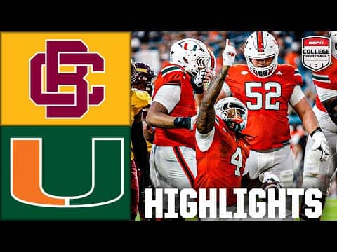 Bethune-Cookman Wildcats vs. Miami Hurricanes | Full Game Highlights | ESPN College Football