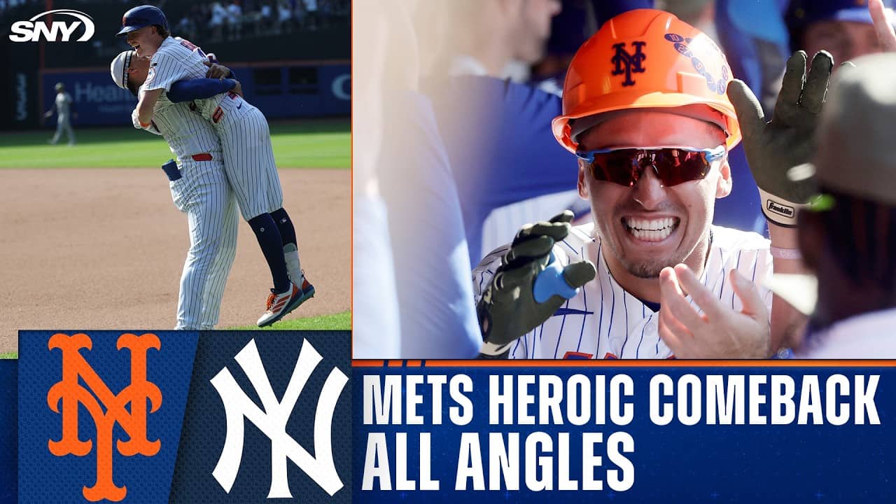 Every Angle of Mets win over Yankees: Tyrone Taylor HR and Carson Benge Walk Off