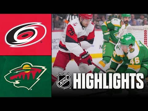NHL Highlights | Hurricanes vs. Wild | November 19, 2025