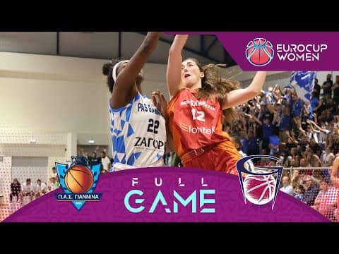 LIVE - PAS Giannina v Lointek Gernika Bizkaia | EuroCup Women 2025-26 | Qualifiers