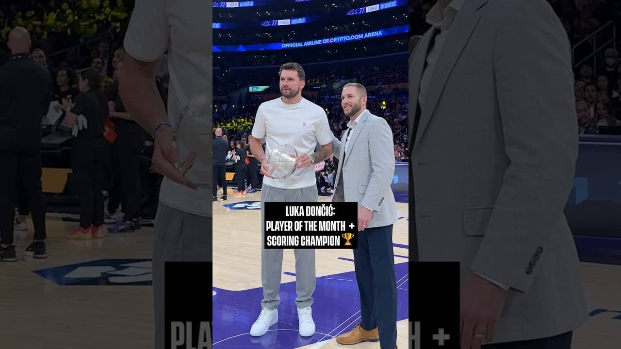 Luka Dončić: Scoring Champion & March Player of the Month #NBA #Lakers