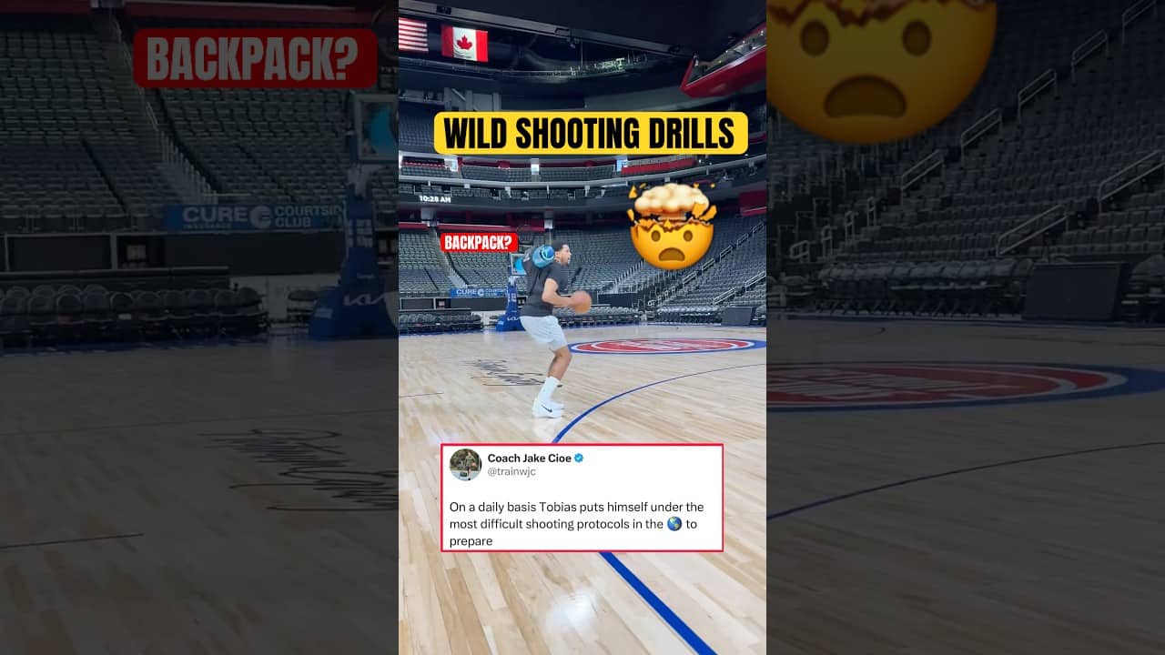 Tobias Harris shooting drills are DIFFERENT 🔥😳