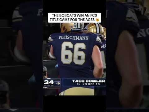 The Bobcats defeat Illinois State to secure their second FCS championship in program history ‼️