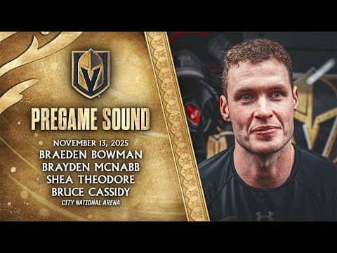 🎥 PREGAME SOUND: Bowman, McNabb, Theodore & Cassidy