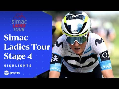UNSTOPPABLE DOMINANCE! 🙌 | Simac Ladies Tour 2025 Stage 4 Race Highlights | TNT Sports Cycling
