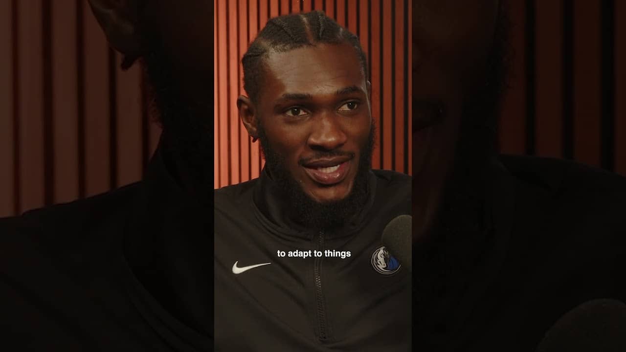 Find out what inspires his nasty blocks 🏀✋ #dallasmavericks #basketball #nba #interview