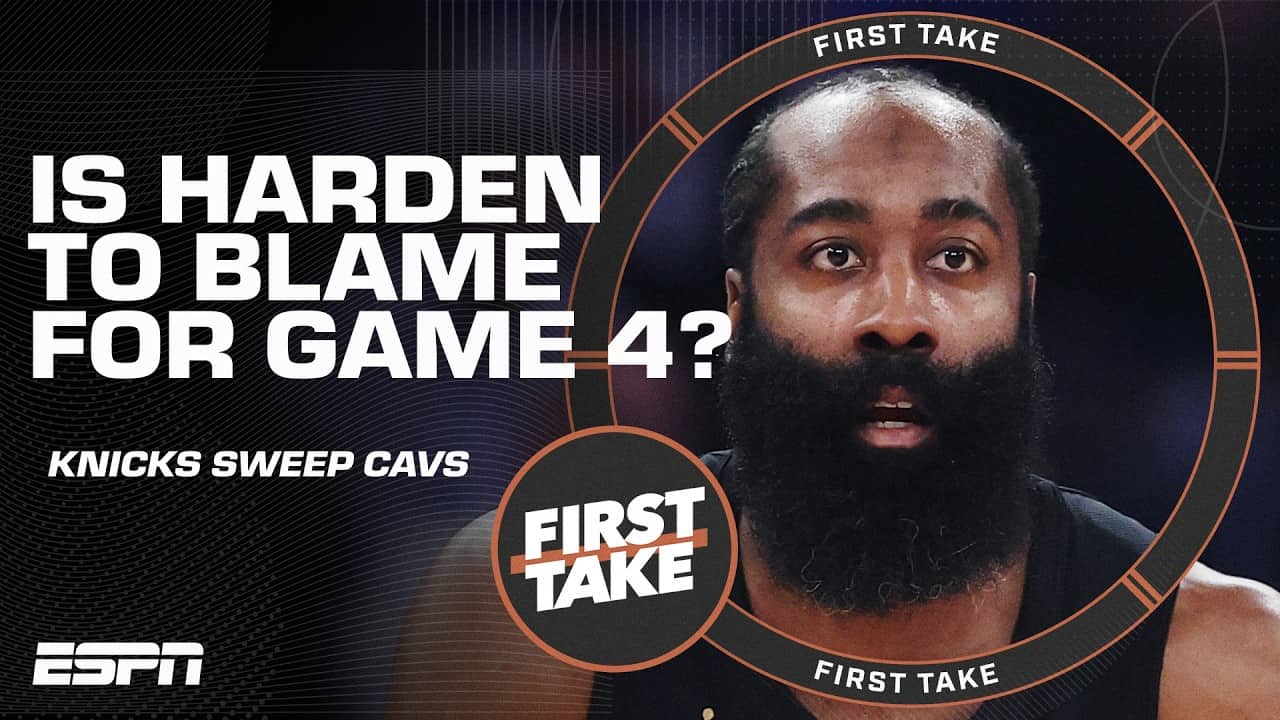 Stephen A. blames James Harden for the Cavs' Game 4 loss 😳 | First Take