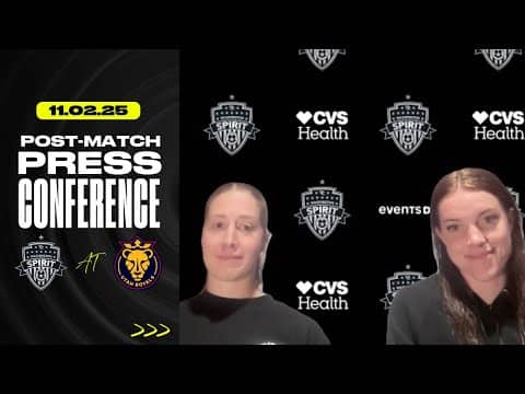 Hal Hershfelt and Sandy MacIver Post-Match Press Conference | Week 26 vs Utah Royals | 11.02.25