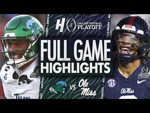 Tulane vs Ole Miss Rebels - GAME HIGHLIGHTS | December 20, 2025 College Football Playoff
