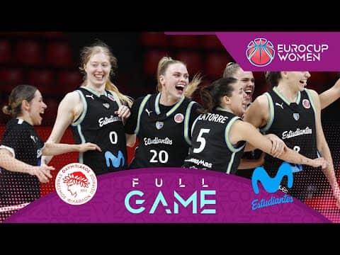 Round of 16 | OSFP v Movistar Estudiantes | Full Basketball Game | EuroCup Women 2025-26