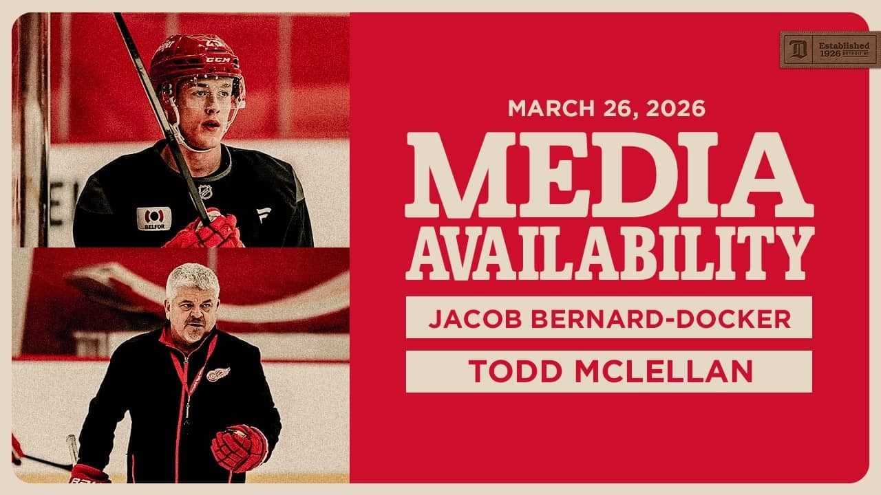 Jacob Bernard-Docker, Todd McLellan Practice Media | March 26, 2026
