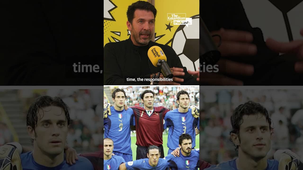 Gianluigi Buffon opens up on his mental health journey