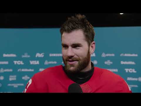 Sam Reinhart & Tom Wilson talk Team Canada's semifinals win vs. Finland