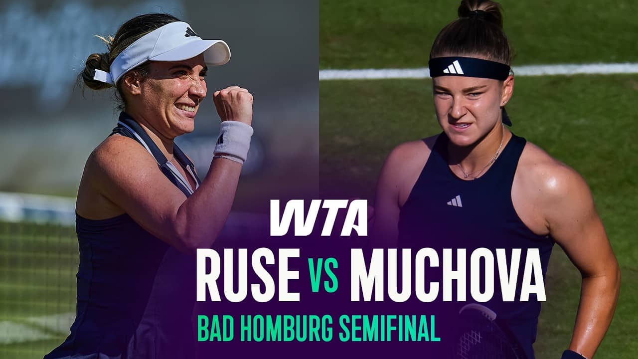 Elena-Gabriela Ruse vs. Karolina Muchova | 2026 Bad Homburg Semifinal | WTA Match Highlights