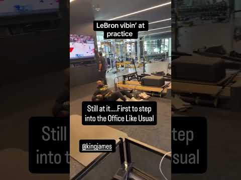 Bron in that playoff mode 🔥 (via @djmeel/TT)