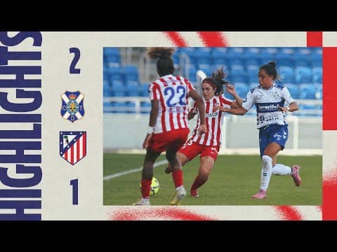 Tenerife 2-1 Atlético de Madrid Femenino | ⚽ Gaby G. | HIGHLIGHTS, Liga F - MD12