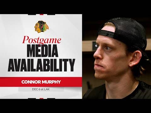 "Unfortunate that we let it get to that point." | Connor Murphy Postgame 12.6.25