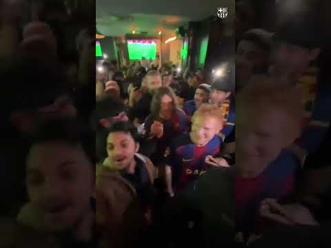 The arrival of Puyol and Ed Sheeran at the Penya Blaugrana of New York 😱@Spotify  @EdSheeran  ▶️