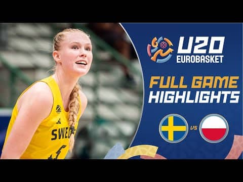 Sweden 🇸🇪 vs Poland 🇵🇱 | Highlights | FIBA U20 Women's EuroBasket 2025