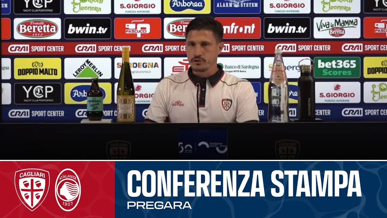 SERIE A ENILIVE | MISTER PISACANE IN CONFERENZA STAMPA | CAGLIARI - ATALANTA