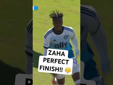 Wilfried Zaha SLOTS HOME 🎯 off the give-and-go!!