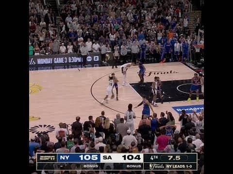 THE KNICKS SURVIVE TO TAKE GAME 2 OF THE NBA FINALS 🚨