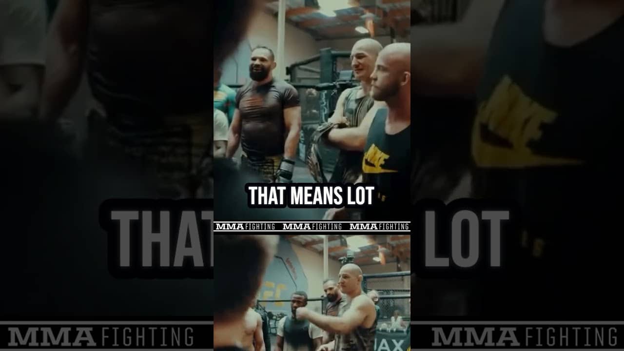 Sean Strickland gets hero's welcome, addresses teammates after beating Khamzat Chimaev at UFC 328