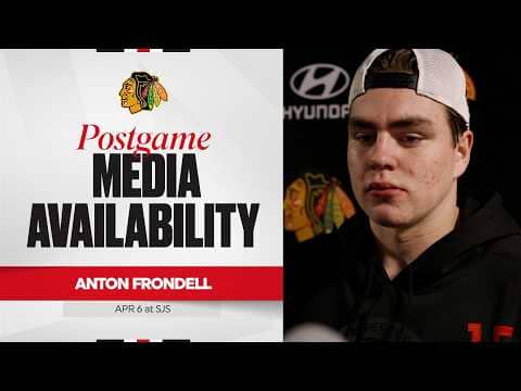 "It feels like every game is the same, high level." | Anton Frondell Postgame 4.6.26