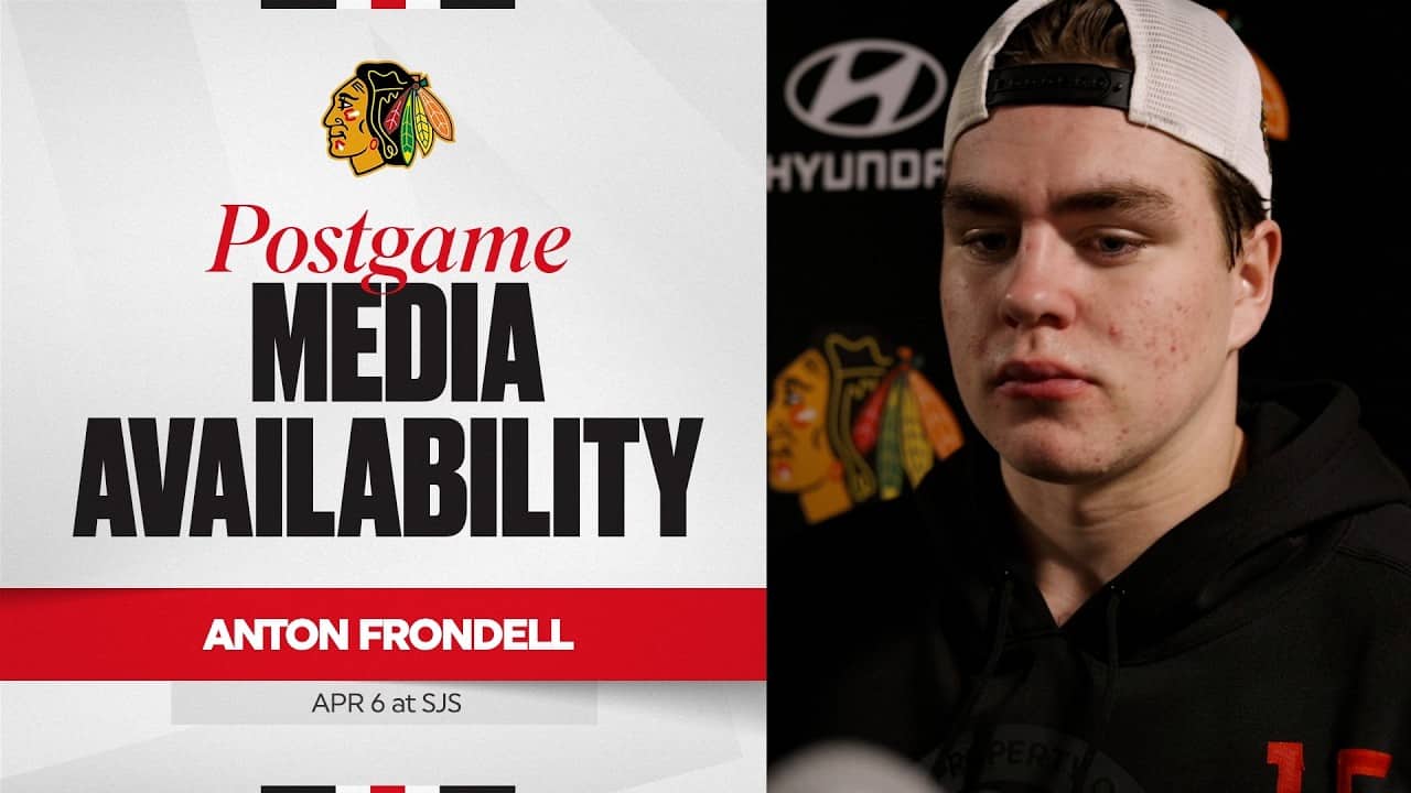 "It feels like every game is the same, high level." | Anton Frondell Postgame 4.6.26